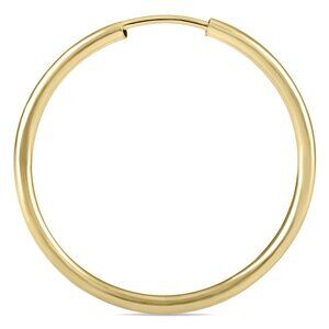 21mm Hoop Earrings in 14k Yellow Gold